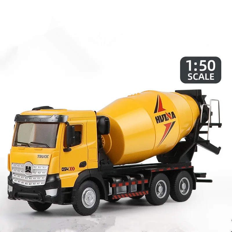 1:50 Alloy Mixer Truck Model in Bright Colors 2 1:50 Alloy Mixer Truck Model in Bright Colors - Image 2