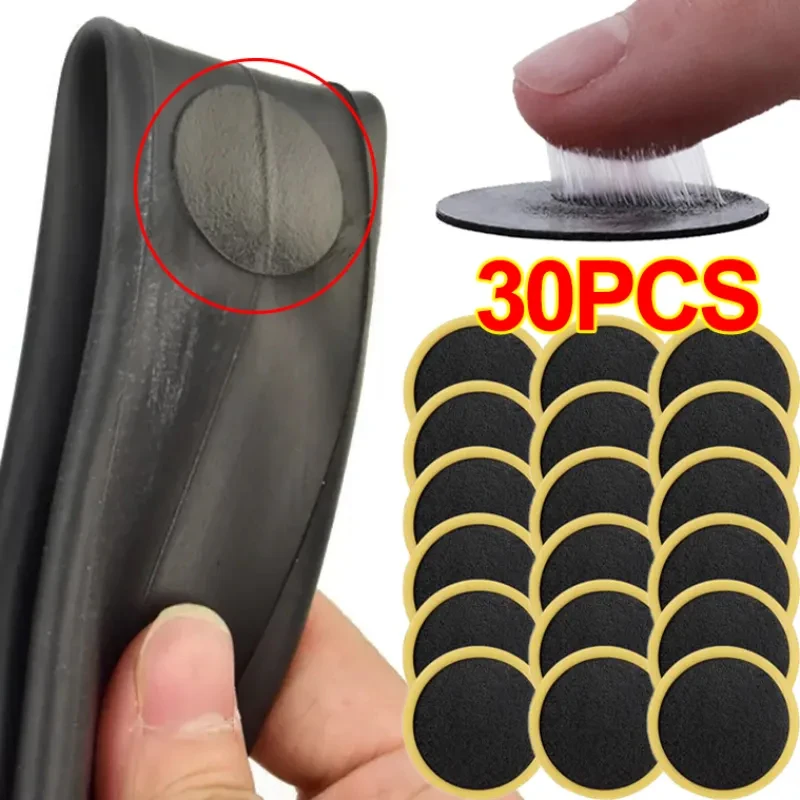 Bicycle Tire Patches Set for Quick Repairs 6 Bicycle Tire Patches Set for Quick Repairs - Image 6