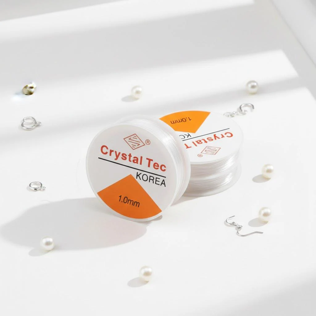 Crystal Beaded Elastic Jewelry Cord, 0.5mm–1.0mm 9 Crystal Beaded Elastic Jewelry Cord, 0.5mm–1.0mm - Image 9