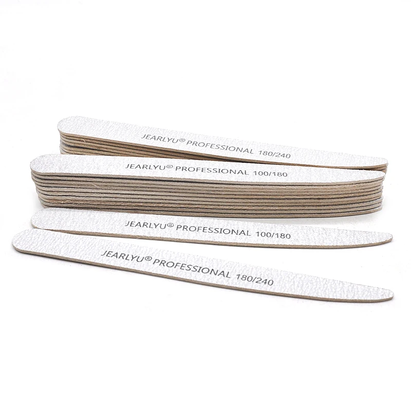 Lancet-Shaped Wooden Nail Files Set (10 Pieces) 2 Lancet-Shaped Wooden Nail Files Set (10 Pieces) - Image 2