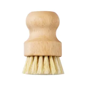 Solid Wood Kitchen Cleaning Brush with Sisal Bristles 14 S2905b01dcbed4716973476f0b2ffe396V