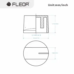 Guitar Effect Pedal Knobs Set of Six 14 S2979099338a4429eaffca254333b2a59i