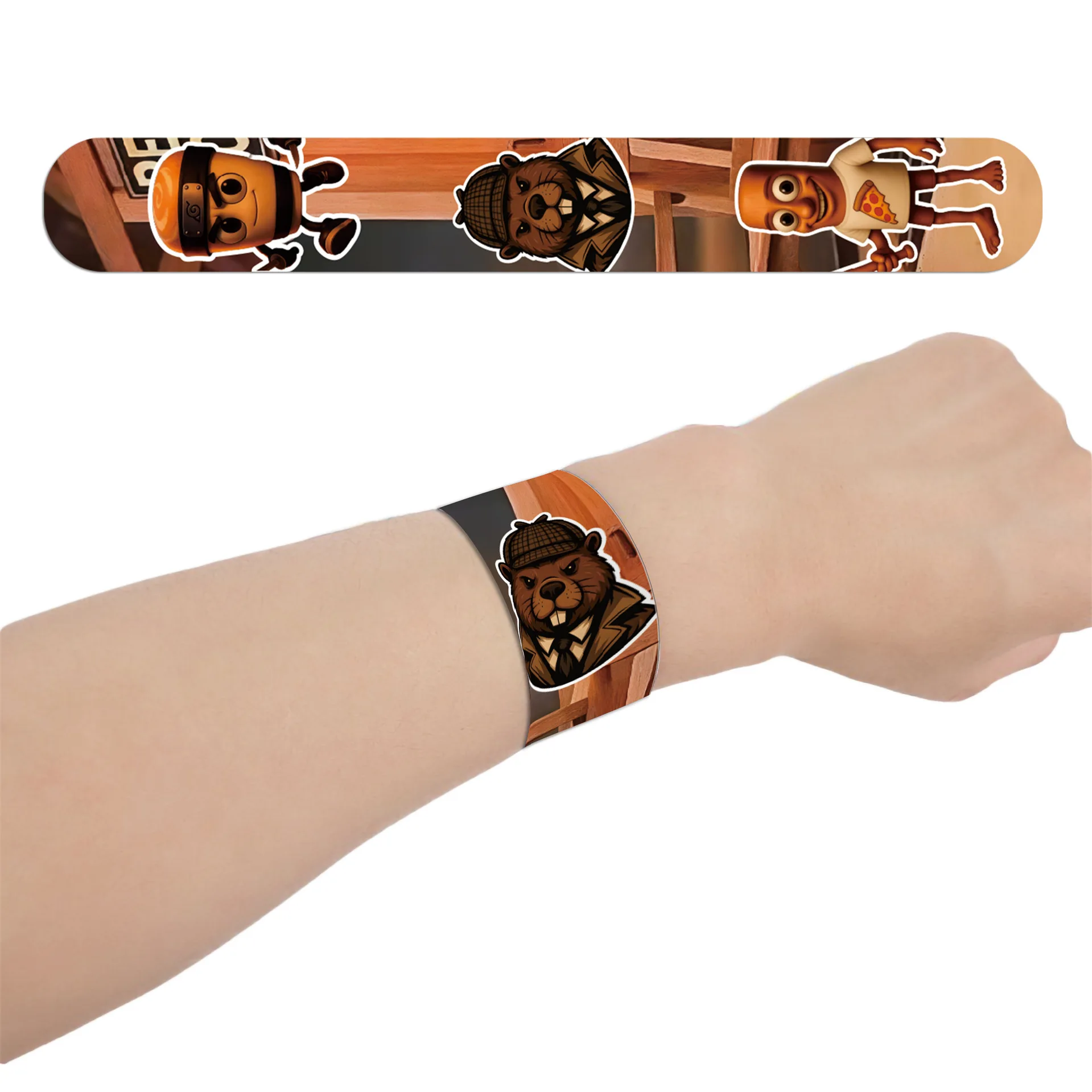 Colorful PVC Slap Bracelets for Kids 2 Colorful PVC Slap Bracelets for Kids - Image 2