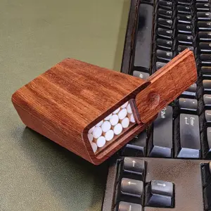 Blood Sandalwood Cigarette Case with Artisanal Finish 11 S29c843163b81474d81cf125062ab0f65f