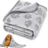 Cozy Plush Dog Paw Print Blanket (3 Sizes)