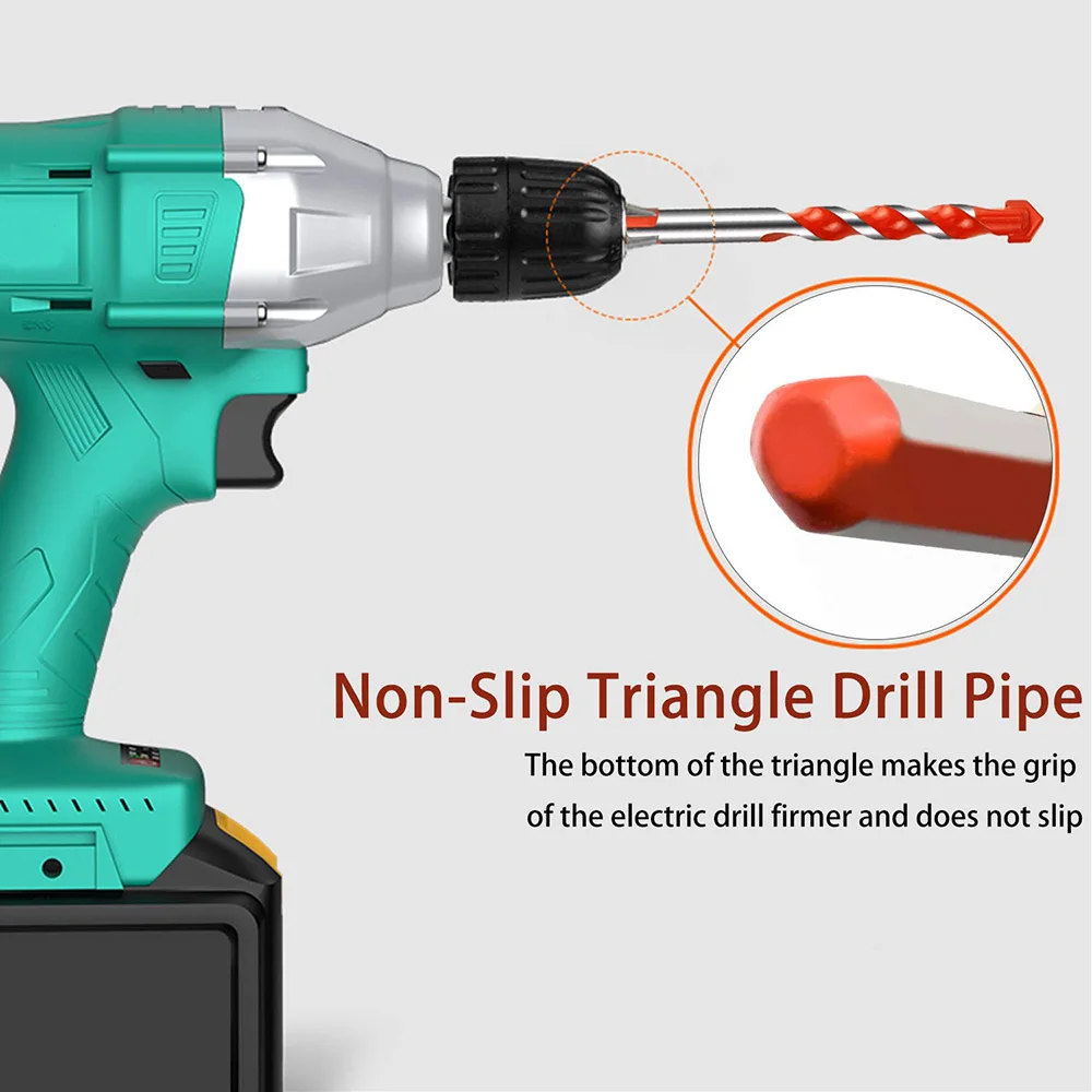 STONEGO 5PCS Multifunctional Drill Bit Set for Masonry 4 STONEGO 5PCS Multifunctional Drill Bit Set for Masonry - Image 4
