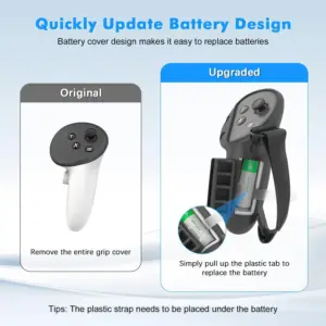 Quest 3 VR Accessories Kit with Silicone Covers 12 S2a6a3348b6ee49b4ae9c6fa4ae47b56eM