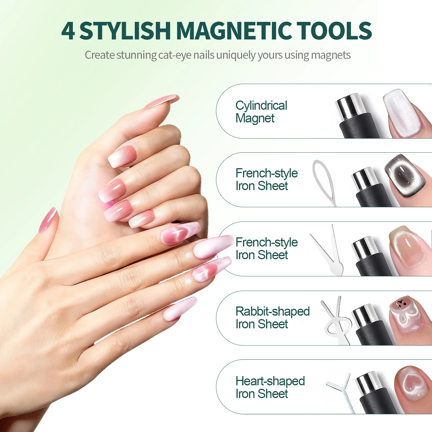 Stainless Steel Nail Art Magnet Kit 2 Stainless Steel Nail Art Magnet Kit - Image 2