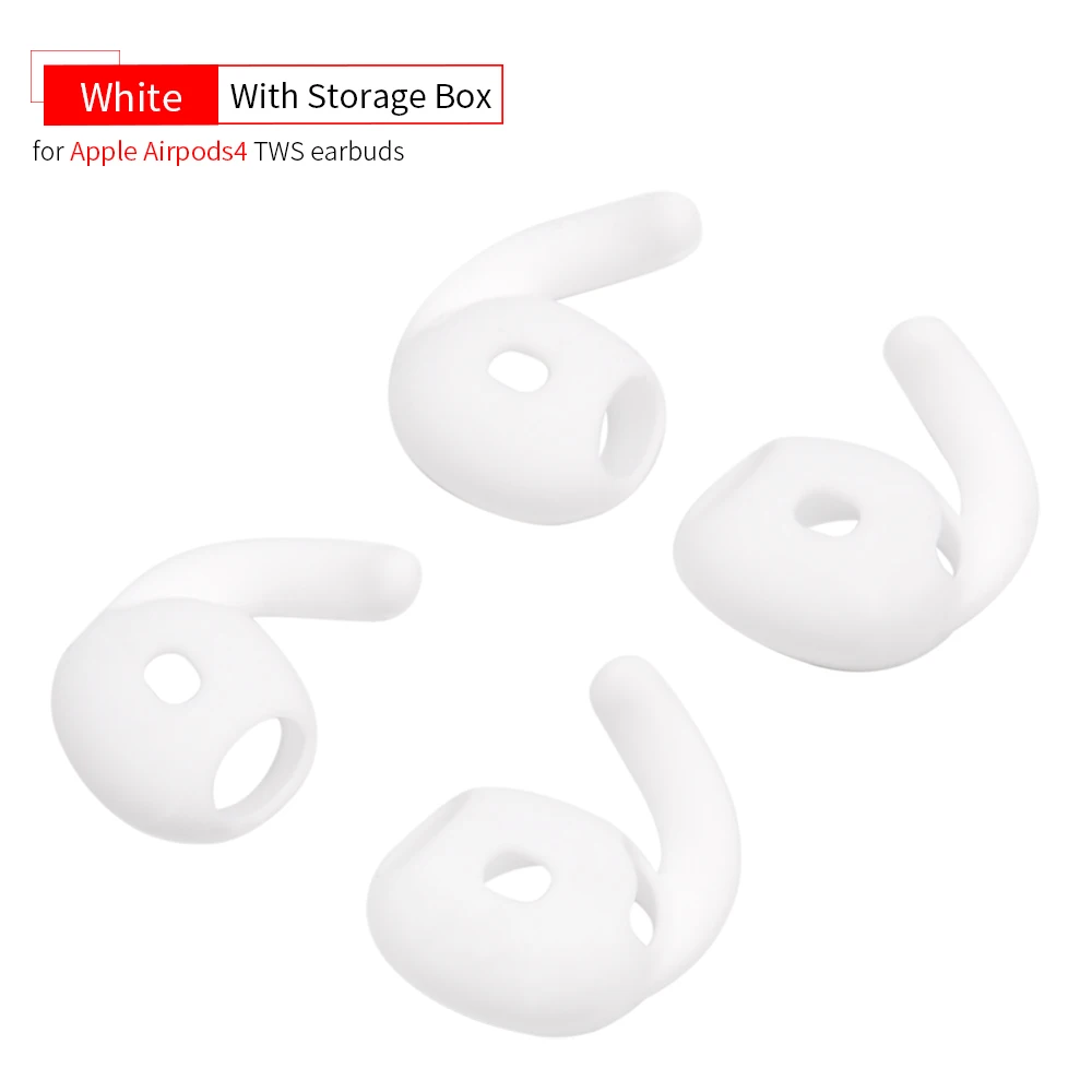 AirPods4 Silicone Ear Tips - Black, White, Transparent 8 AirPods4 Silicone Ear Tips - Black, White, Transparent - Image 8