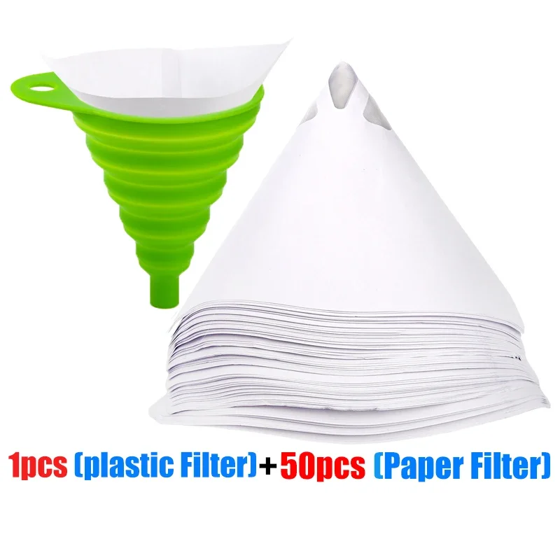 50-Pack White Conical Spray Paint Filters 10x19cm 7 50-Pack White Conical Spray Paint Filters 10x19cm - Image 7