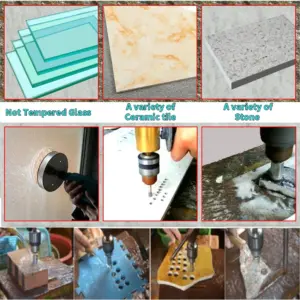 Diamond-Coated Hole Saw Drill Bit Set (10 Sizes) 8 S2c353203602349e295ef86c01b11879ex