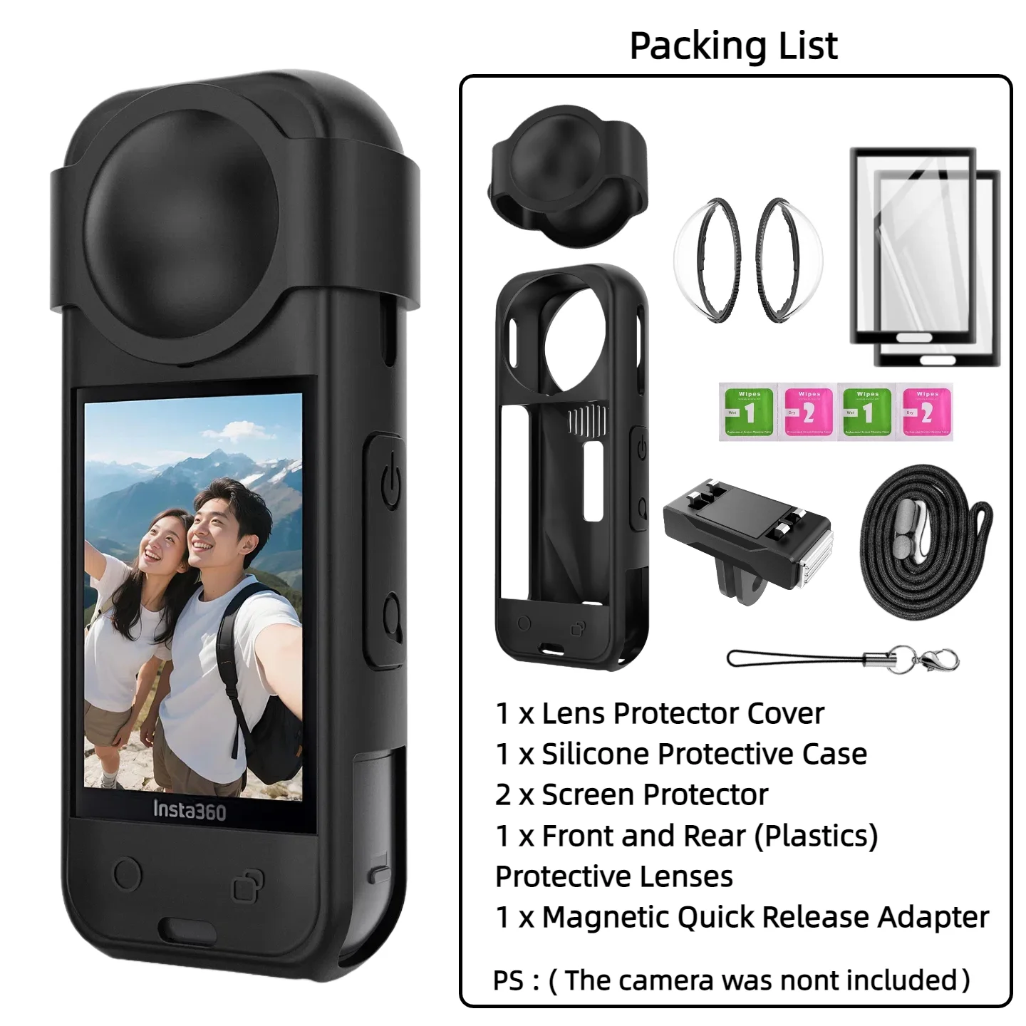Insta 360 X5 Accessory Kit with Lens Guard 7 Insta 360 X5 Accessory Kit with Lens Guard - Image 7