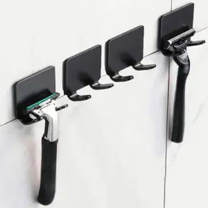 Sleek Black Wall Mount Razor Organizer Set 17 S2cabac492d1a48ab8fe9c1716f28f0bbb
