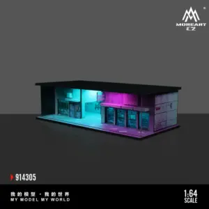 Futuristic 1:64 Neon Car Scene Diorama 16 S2cac2fec55ef40bba5b4688c155a54dec