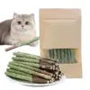 Natural Cat Grass Chew Sticks with Catnip