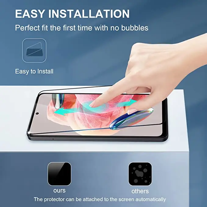 Redmi Smartphone Tempered Glass Screen Protectors Set 6 Redmi Smartphone Tempered Glass Screen Protectors Set - Image 6