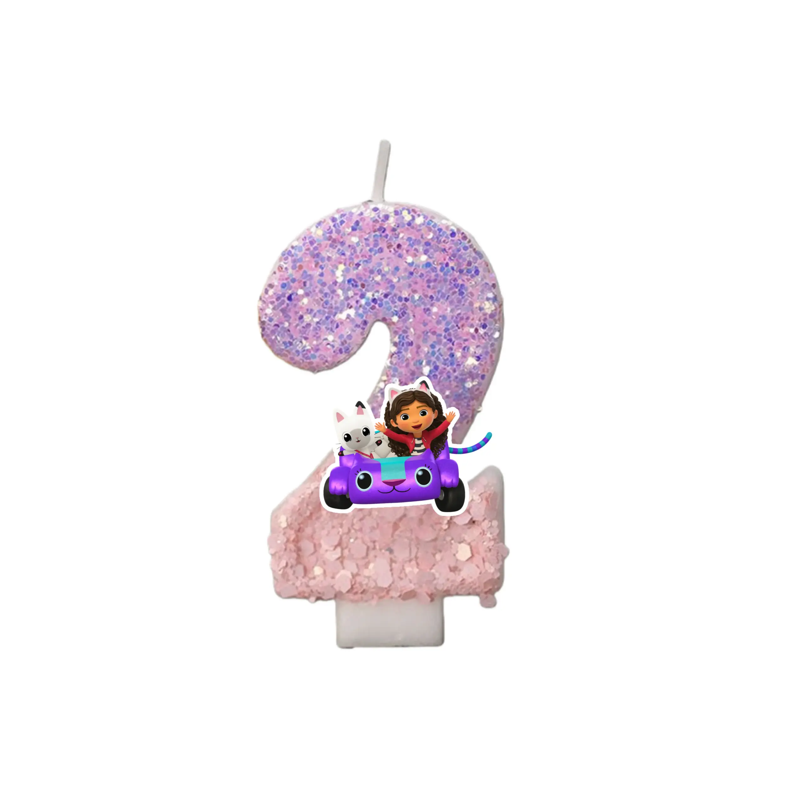 Vibrant 10-Inch Cartoon Number Candles Set 2 Vibrant 10-Inch Cartoon Number Candles Set - Image 2