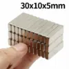 Neodymium Magnet Set 30x10x5mm N35 Grade