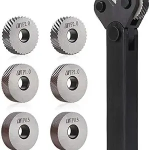 Professional Metal Knurling Set with Steel Wheels