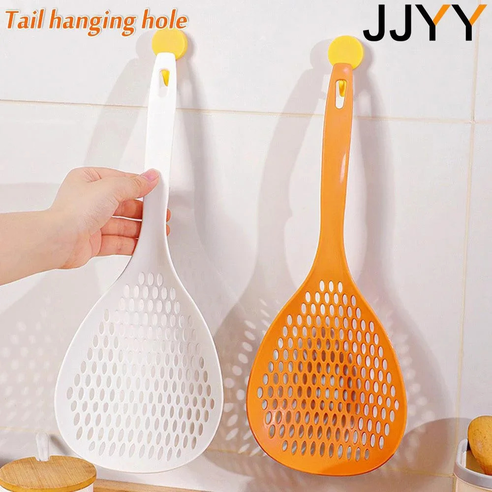 Stylish 35x14cm Handheld Strainer in Orange & White 5 Stylish 35x14cm Handheld Strainer in Orange & White - Image 5