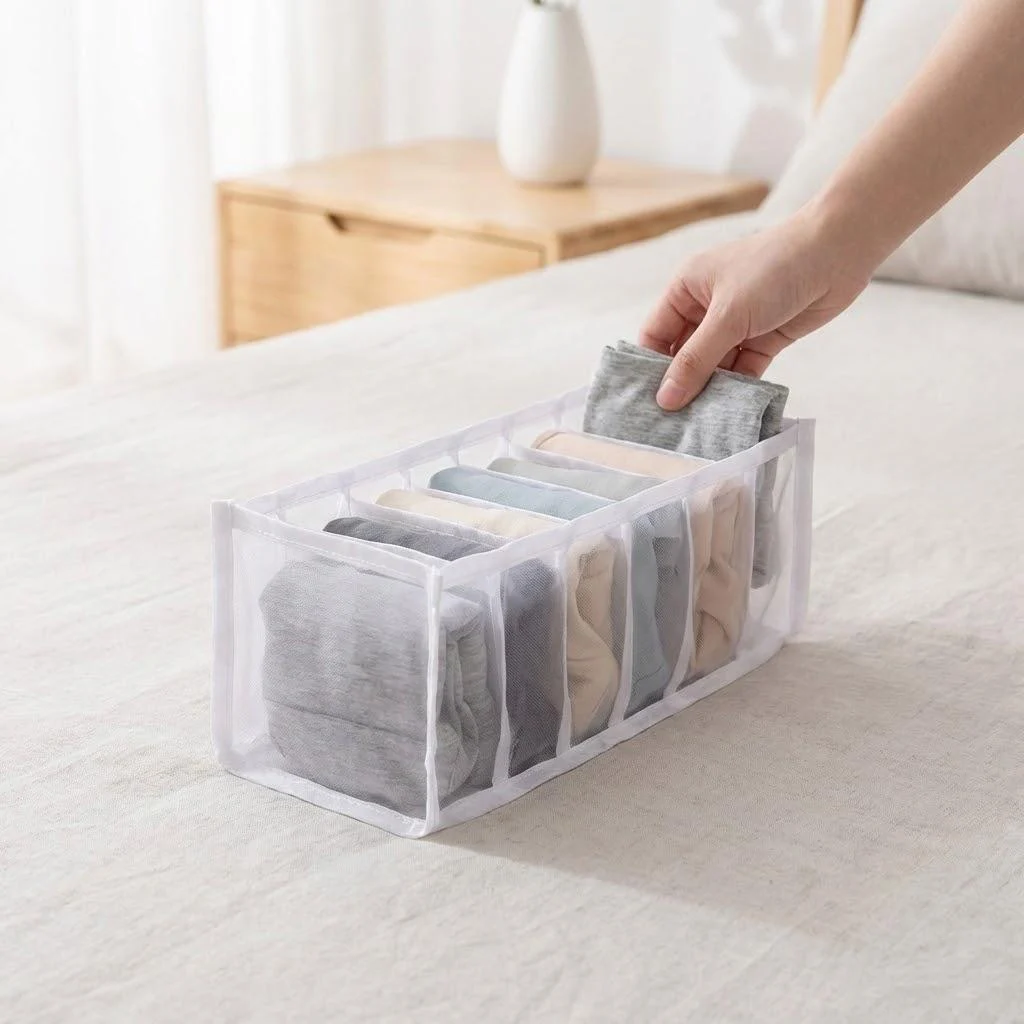 Nylon Clothing Organizer Storage Box 8 Nylon Clothing Organizer Storage Box - Image 8