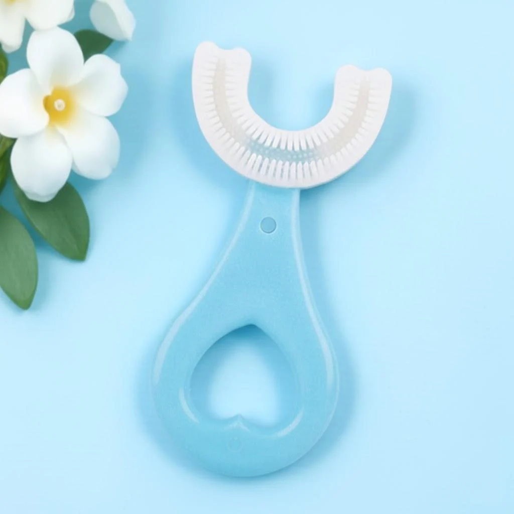 Children's U-Shaped Silicone Toothbrush for Kids 7 Children's U-Shaped Silicone Toothbrush for Kids - Image 7