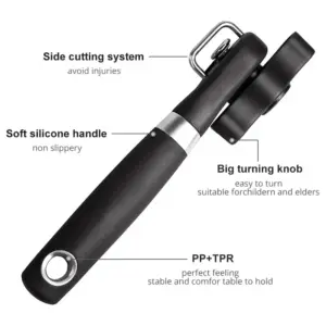 Modern Black Stainless Steel Can Opener 10 S2e1fe22b0cd44e65bc11eceacdd1e8f3W