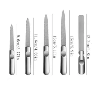 Stainless Steel Nail File in 3 Lengths 11 S2e30ddf62174442fbcd16deae90ab806W