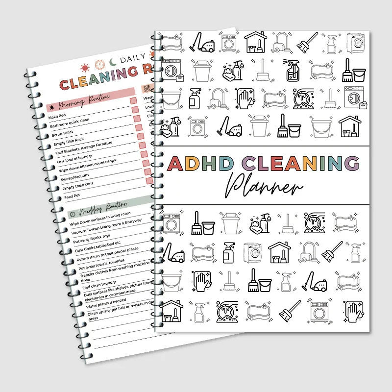 Vibrant ADHD Cleaning Planner Bundle 2 Vibrant ADHD Cleaning Planner Bundle - Image 2