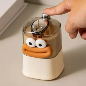 Whimsical Plastic Toothpick Dispenser with Cartoon Face 13 S2e45ee3ce7e44e3fae7e282e901d3799v