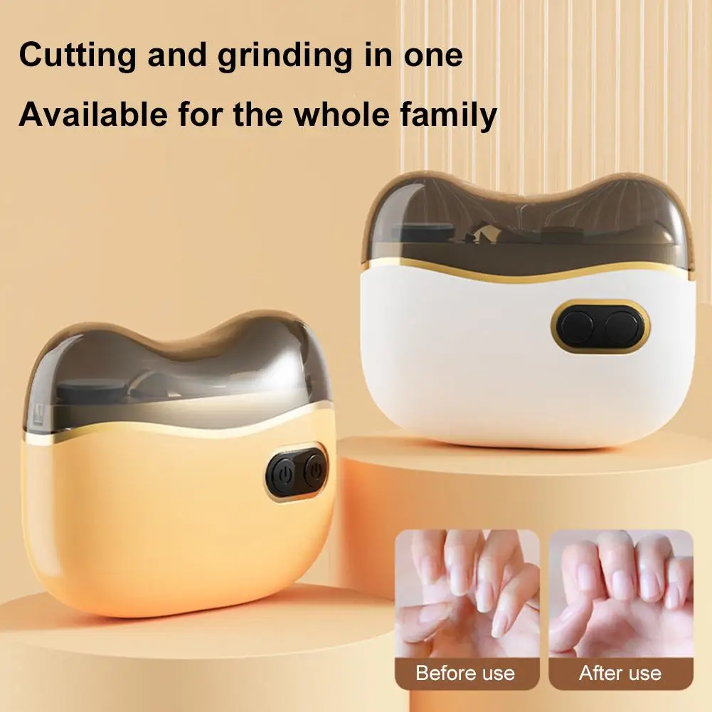 Stylish 2-in-1 Electric Nail Clipper & Polisher 2 Stylish 2-in-1 Electric Nail Clipper & Polisher - Image 2