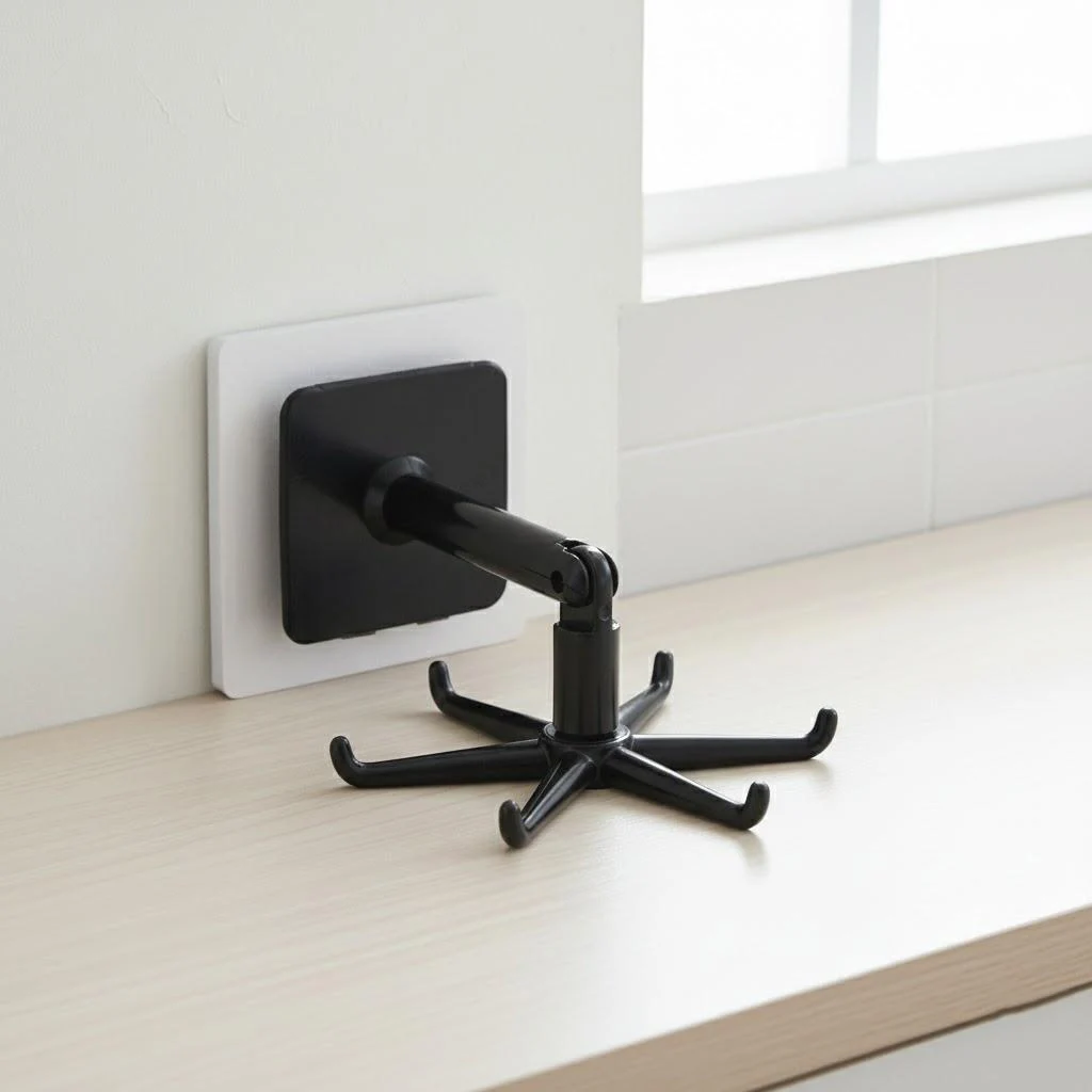 360-Degree Rotating Storage Rack in Black or White 7 360-Degree Rotating Storage Rack in Black or White - Image 7