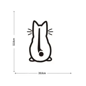Reflective Cat Tail Car Decal - 20x32cm 9 S2e9c1df4de304965acfbdd38b3d16464P