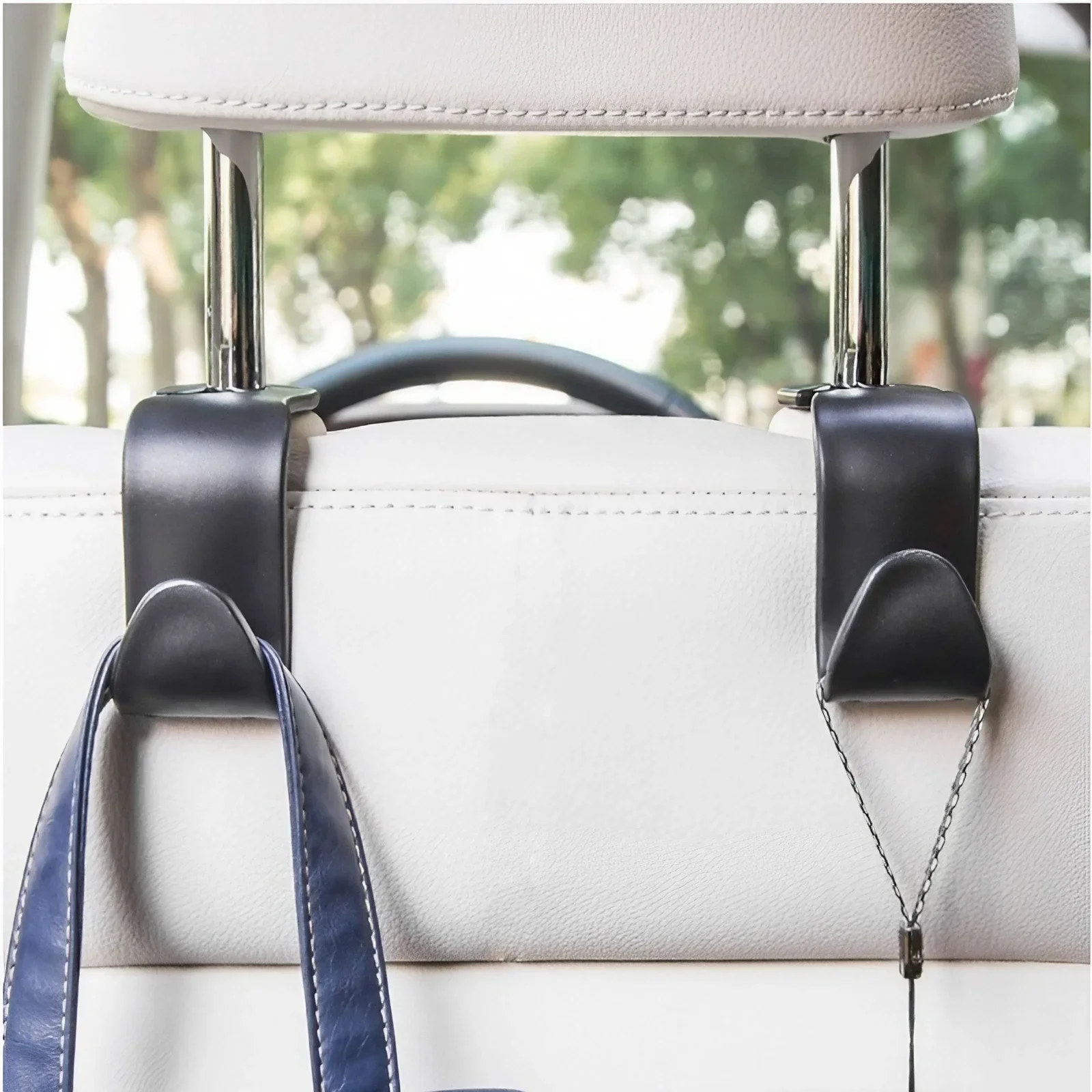 Car Seat Back Hook Organizer Set of Two 2 Car Seat Back Hook Organizer Set of Two - Image 2