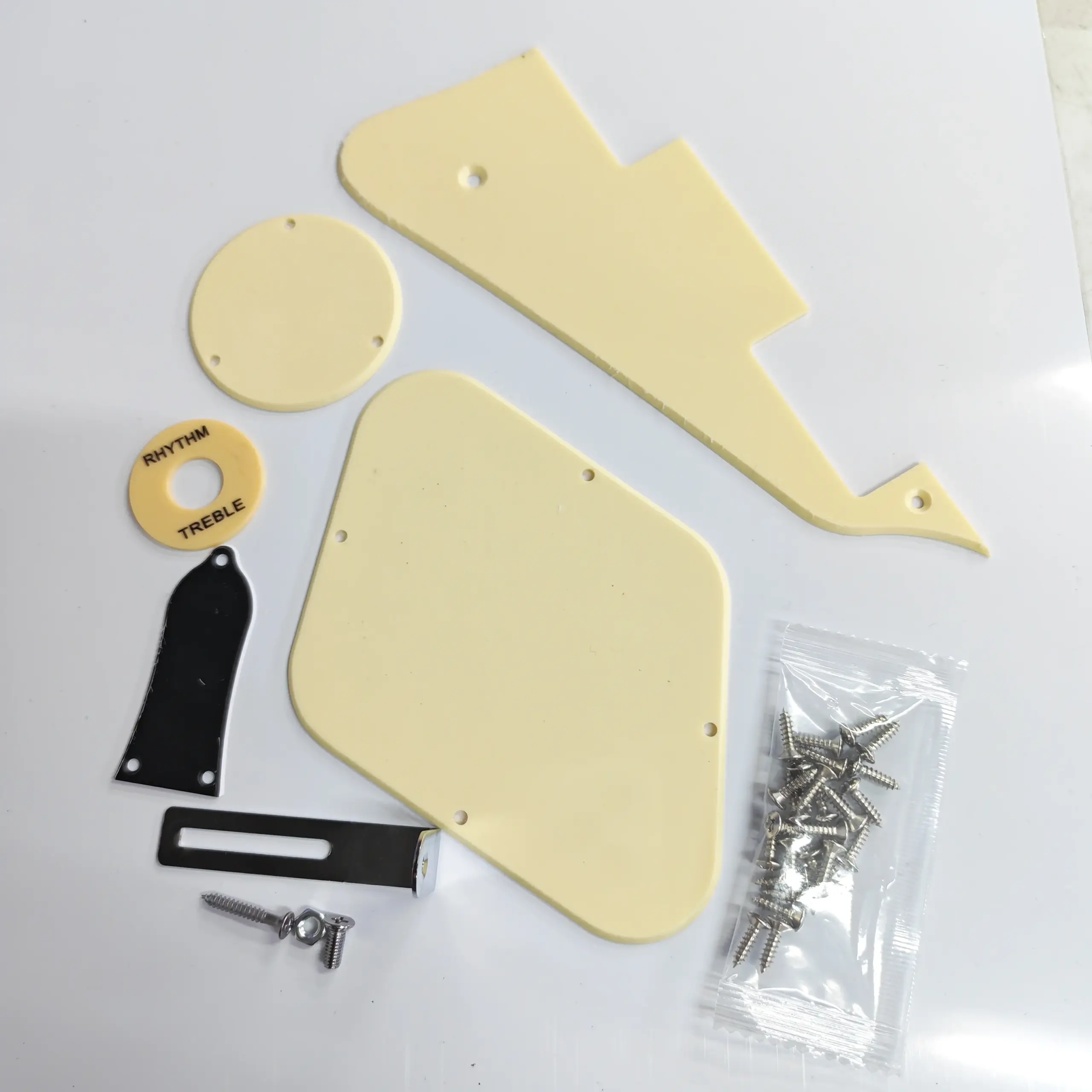 Cream Pickguard Set for LP Guitars 3 Cream Pickguard Set for LP Guitars - Image 3