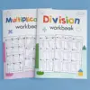 Colorful Math Workbook Set for Grades 3-6