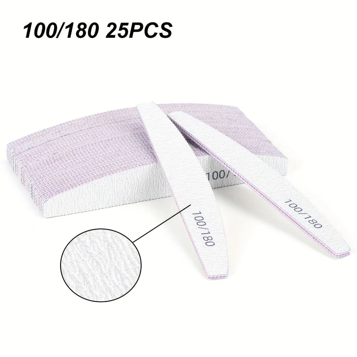 Professional Dual Grit Nail File Set (100/180) 8 Professional Dual Grit Nail File Set (100/180) - Image 8