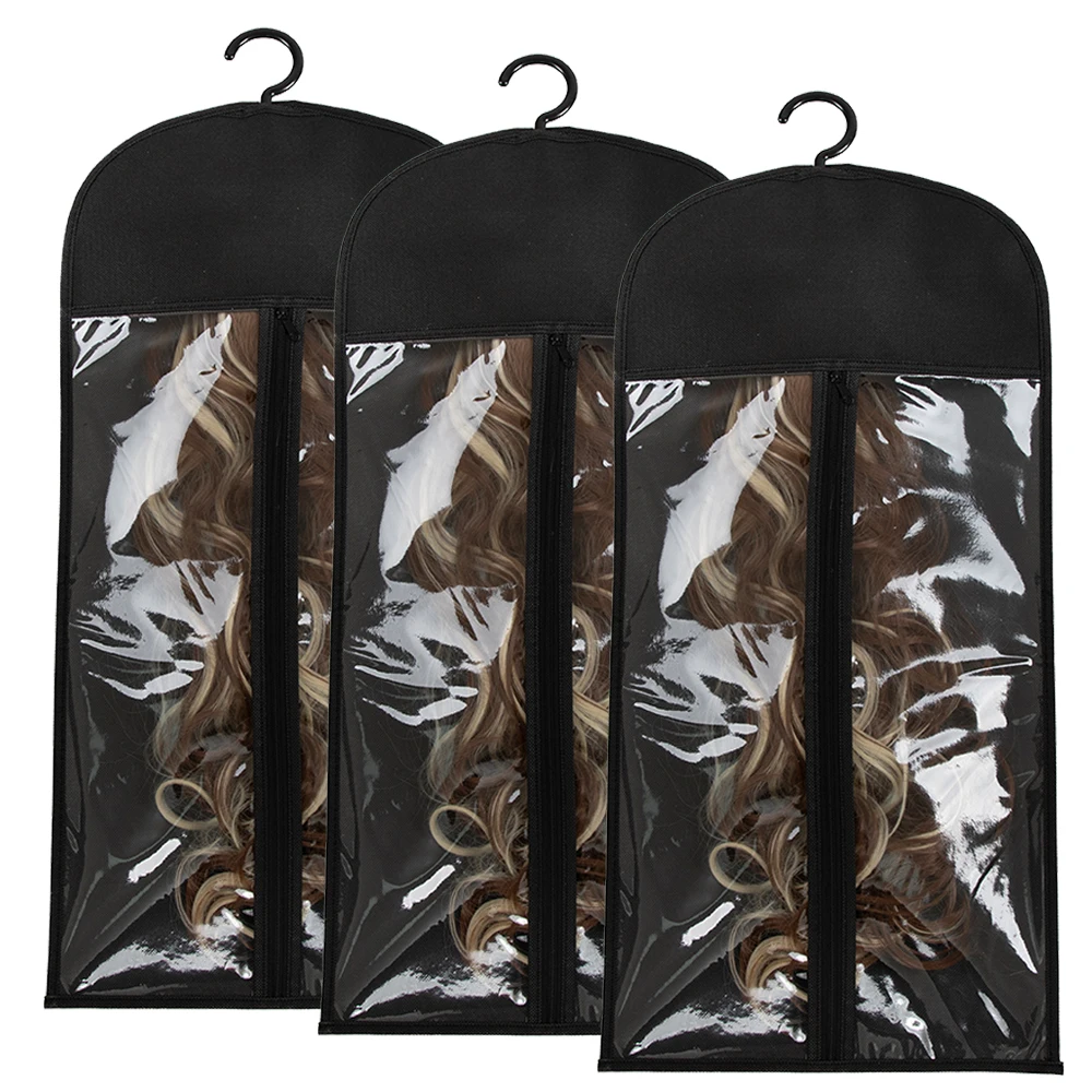 Wig Storage Bag Set with Clear Front 10 Wig Storage Bag Set with Clear Front - Image 10