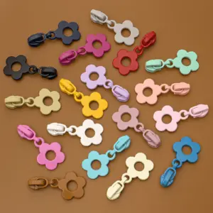 Colorful Flower Zipper Pulls Set for #3 Zippers 15 S2febceb9ee4d4196a05063487e35357fX