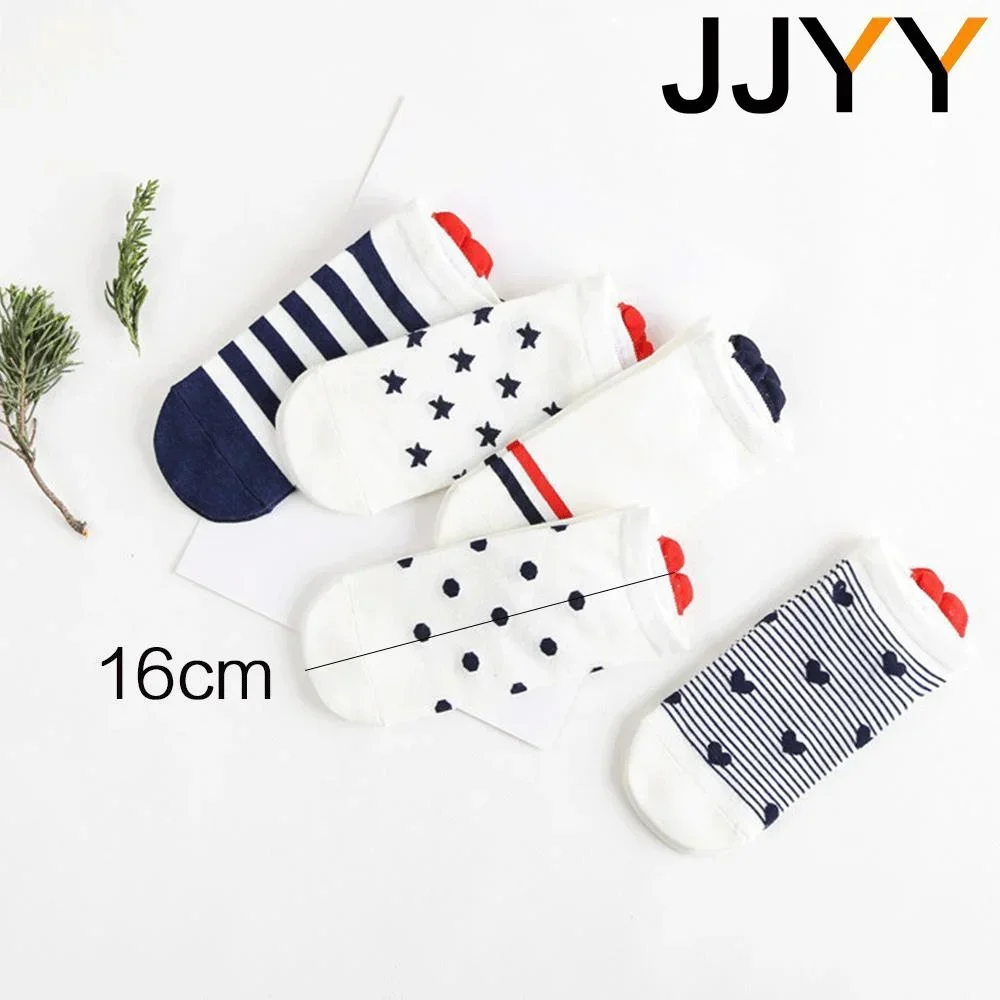 Heart Pattern Ankle Socks for Women 6 Heart Pattern Ankle Socks for Women - Image 6