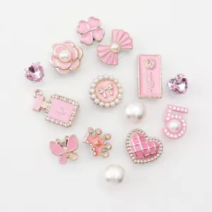 DIY 3D Shoe Flower Charm Set for Style