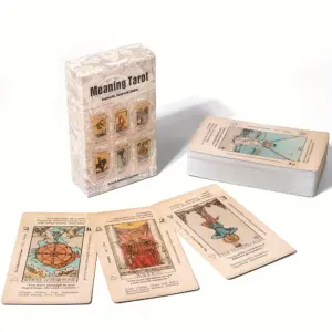 Retro Tarot Deck with Hand-Drawn Art 9 S301d7a55c5f94500b5591c360844c99ed