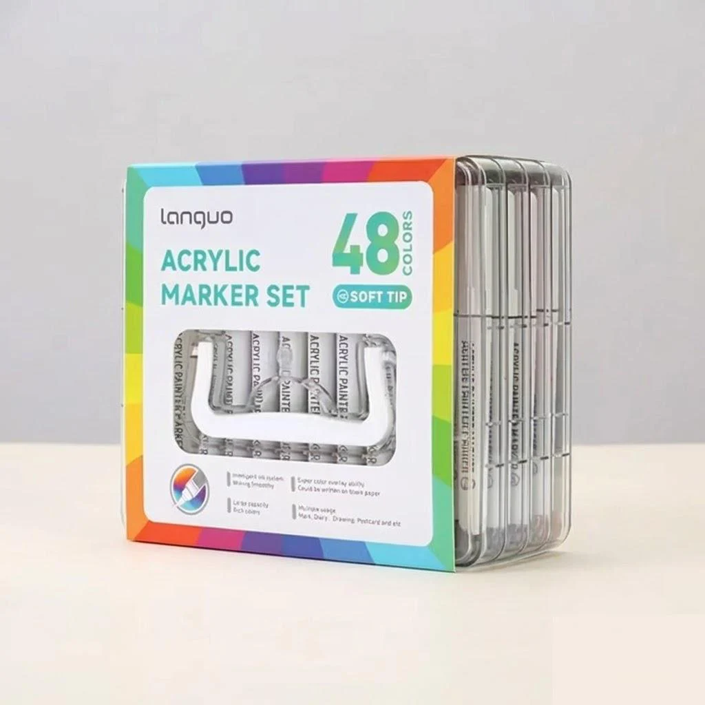 Vibrant Acrylic Marker Set in Multiple Colors 9 Vibrant Acrylic Marker Set in Multiple Colors - Image 9