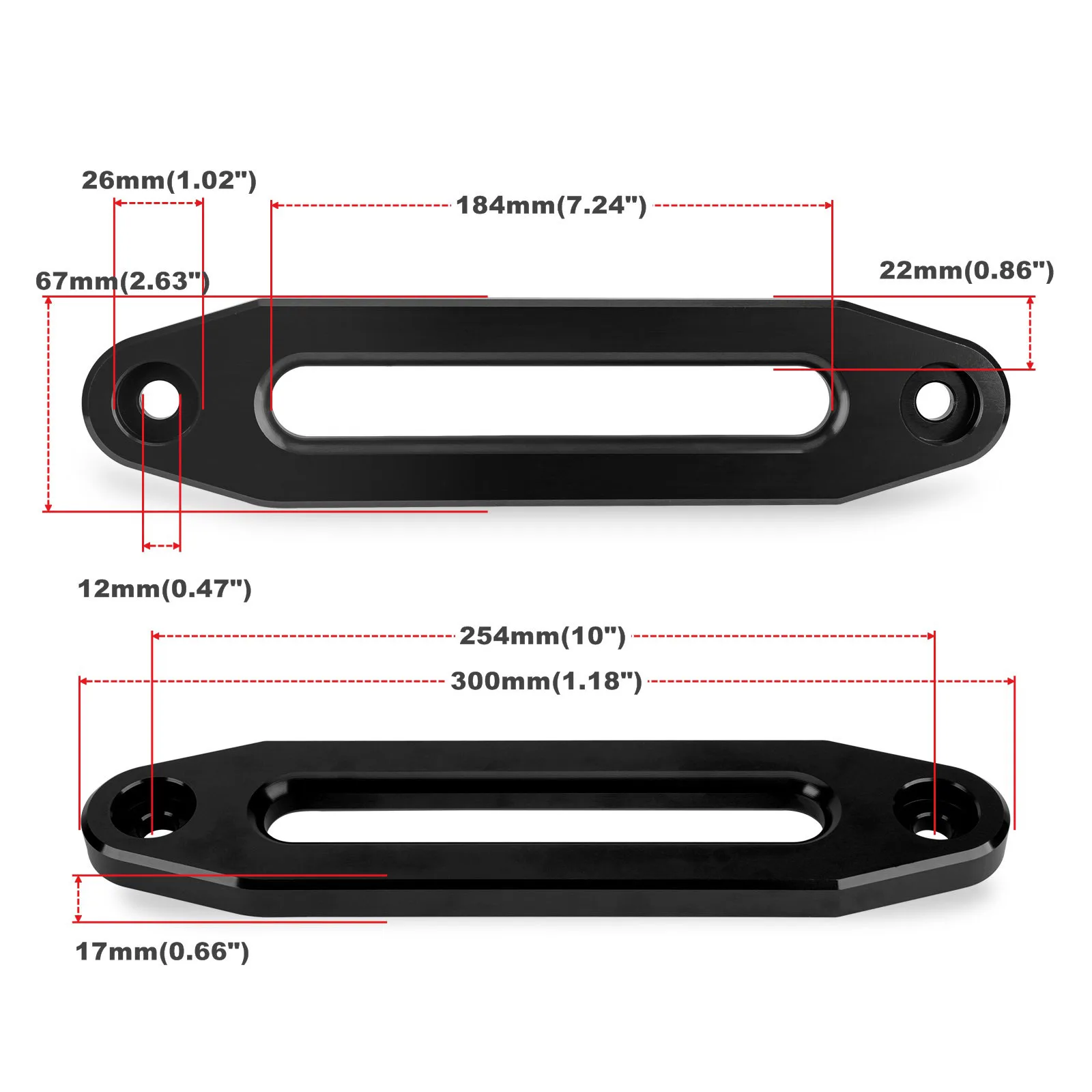Aluminum Hawse Fairlead for Winches 10 Inch 2 Aluminum Hawse Fairlead for Winches 10 Inch - Image 2