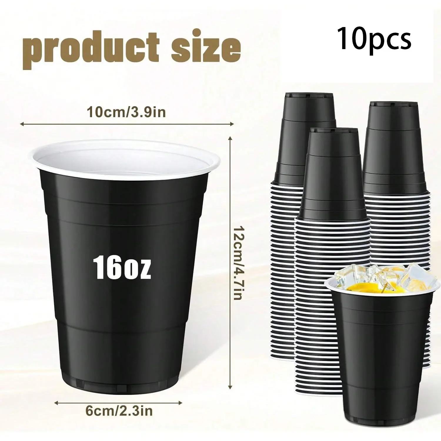Black Disposable Cups for Events 8 Black Disposable Cups for Events - Image 8