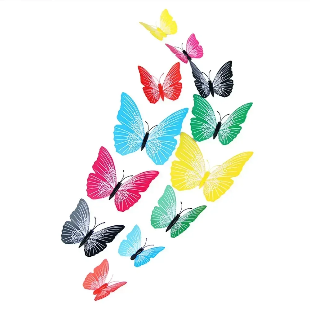 3D Butterfly Wall Decor Set in Multiple Colors 2 3D Butterfly Wall Decor Set in Multiple Colors - Image 2