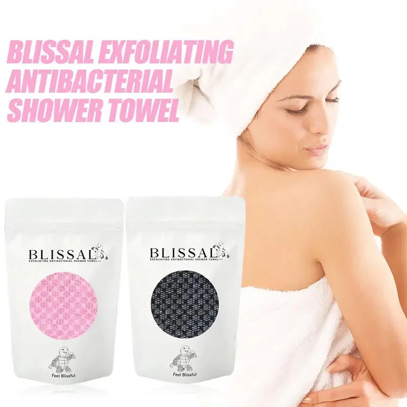 Dual-Sided Exfoliating Back Scrubber 100cm 2 Dual-Sided Exfoliating Back Scrubber 100cm - Image 2