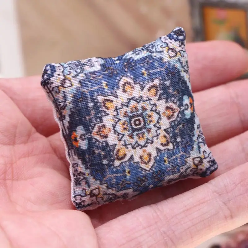 Colorful 1/12 Dollhouse Cushions for Decor 4 Colorful 1/12 Dollhouse Cushions for Decor - Image 4