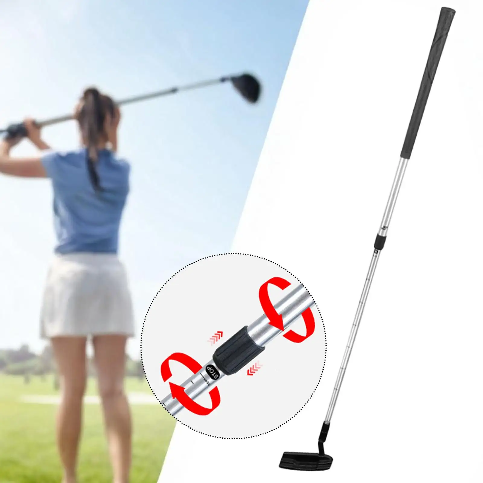 Adjustable Telescopic Golf Putter for Practice 3 Adjustable Telescopic Golf Putter for Practice - Image 3
