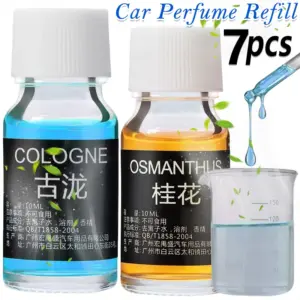 Natural Car Perfume Refills - Set of 7